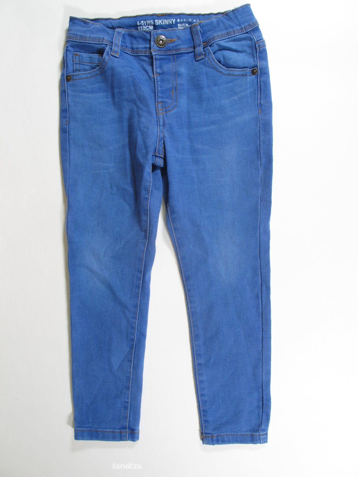 Džínové kalhoty pro holky modré secondhand