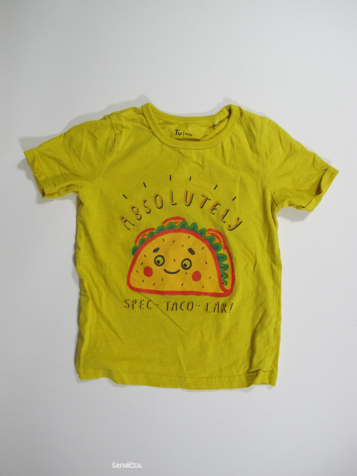 Žluté triko  pro děti secondhand
