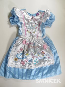 Šaty  pro holky na karneval modré  secondhand