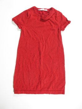 Červené svetýrkové šaty pro holky secondhand