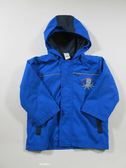 Modrá pogumovaná bunda pro kluky secondhand