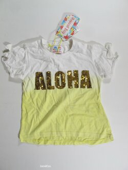 Triko bílo žluté pro holky outlet Triko bílo žluté pro holky outlet