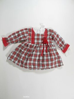 Šaty dl rukáv kostkované outlet 