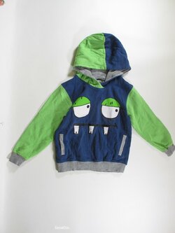 Mikina modro zelená pro kluky secondhand Mikina modro zelená pro kluky secondhand