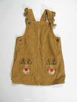 Manžestrové šaty pro holky hnědé secondhand Manžestrové šaty pro holky hnědé secondhand