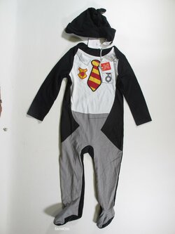 Komplet na karneval pro kluky šedo černý outlet Komplet na karneval pro kluky šedo černý outlet