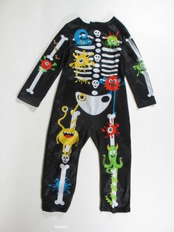 Kostým na karneval pro kluky kostlivec secondhand