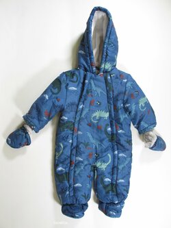 Zimní kombinéza s dinosaury secondhand Zimní kombinéza s dinosaury secondhand