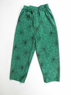 Kalhoty na karneval zeleno černé secondhand