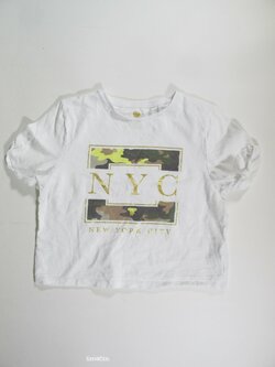 Triko   pro holky bílé crop secondhand