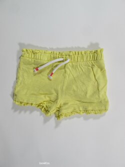 Kratasy pro holky žluté secondhand