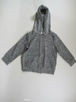Šedá mikina melírovaná  secondhand