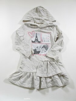 Šedé teplákové šaty second hand Šedé teplákové šaty second hand