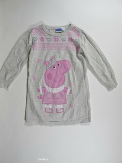 Svetýrkové šaty dl rukáv šedé secondhand