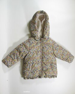 Zimní kytkovaná bunda secondhand