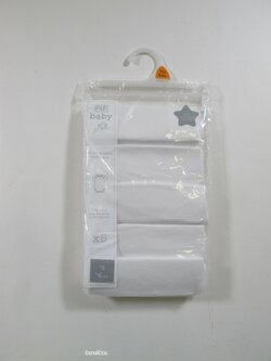 5x bílé body pro děti outlet