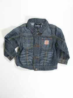 Džínová bunda modrá pro kluky secondhand Džínová bunda modrá pro kluky secondhand
