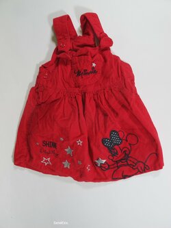 Manžestrové šaty červené secondhand Manžestrové šaty červené secondhand