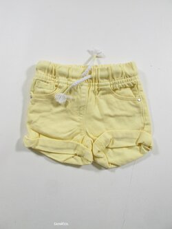 Žluté džínové kraťasy second hand 
