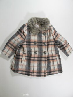 Kostkovaný kabátek pro holky secondhand Kostkovaný kabátek pro holky secondhand