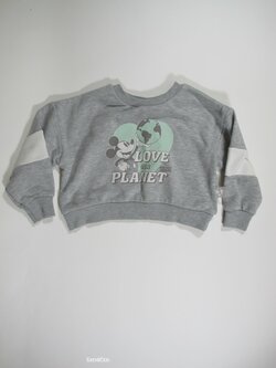 Šedá mikina pro holky, crop secondahnd Šedá mikina pro holky, crop secondahnd