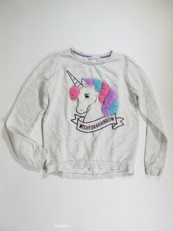 Šedá  mikina pro holky  secondhhand