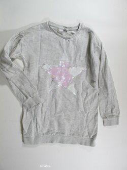 Mikina šedá pro holky secondahnd Mikina šedá pro holky secondahnd