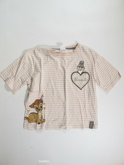 Triko pro holky s pruhem crop secondhand Triko pro holky s pruhem crop secondhand