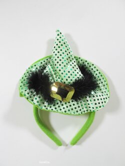 Klobouček na karneval zelený secondhand