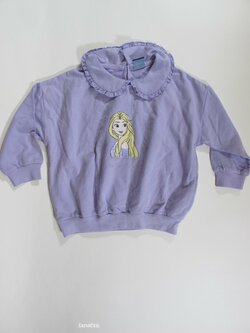 Fialková mikina pro holky secondhand