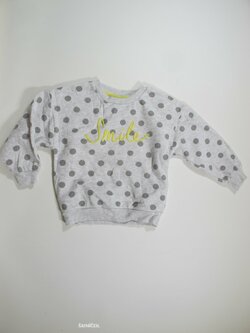 Puntíkovaná  mikina pro holky  secondhand