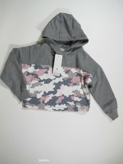 Maskáčová mikina pro holky , crop outlet Maskáčová mikina pro holky , crop outlet