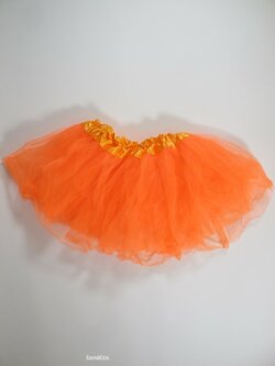 Sukně tylová pro holky oranžová secondhand Sukně tylová pro holky oranžová secondhand
