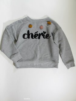 Šedá crop mikna pro holky secondhand Šedá crop mikna pro holky secondhand