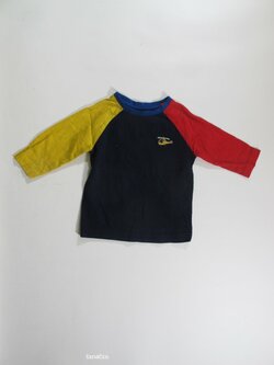 Triko dl.rukáv pro kluky červeno modro žluté secondhand Triko dl.rukáv pro kluky červeno modro žluté secondhand