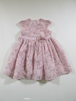 Kytkované růžové šaty second hand Kytkované růžové šaty second hand