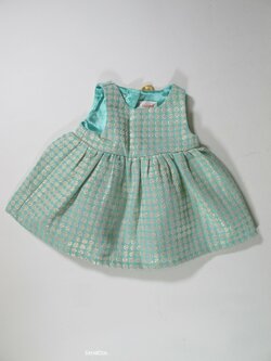 Šaty zeleno zlaté  pro holky secondhand