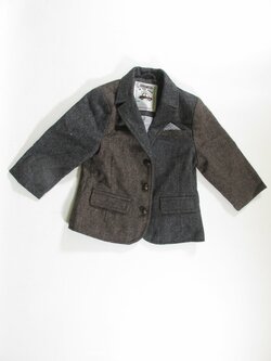 Sako šedo hnědé pro kluky secondhand Sako šedo hnědé pro kluky secondhand