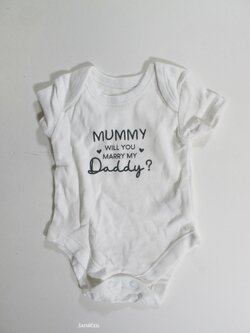 Body pro kluky bílé s nápisem secondhand Body pro kluky bílé s nápisem secondhand