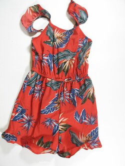 Letní overal s kytkami secondhand Letní overal s kytkami secondhand