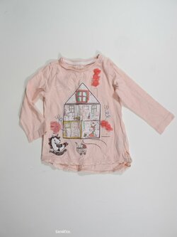 Triko dl.rukáv pro holky růžové secondahnd Triko dl.rukáv pro holky růžové secondahnd