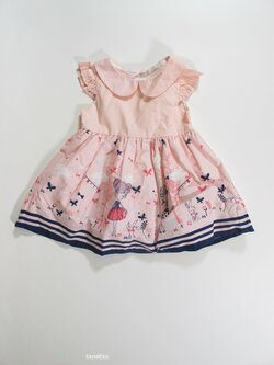 Šaty růžovo modré pro holky secondhand