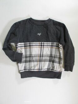 Mikina pro kluky šedo bílá secondhand Mikina pro kluky šedo bílá secondhand