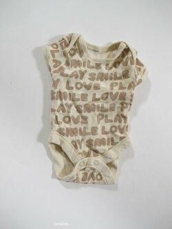 Body pro kluky s nápisy secondhand Body pro kluky s nápisy secondhand