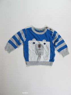 Svetr pro kluky modro šedo bílý secondhand