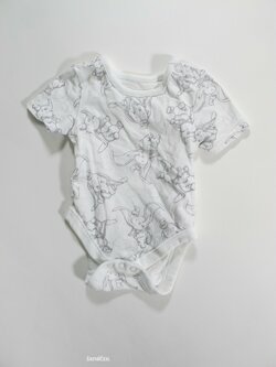 Bílé body pro kluky se slony secondhand Bílé body pro kluky se slony secondhand