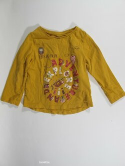 Triko dl.rukáv  okrové pro holky  secondhand