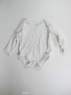 Body dl rukáv pro kluky bílé  secondhand