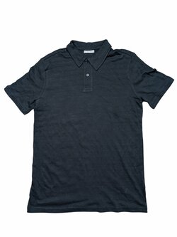 Černé triko s límečkem pro kluky secondhand