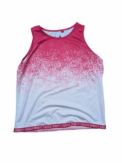 Sportovní růžové tílko pro holky secondhand